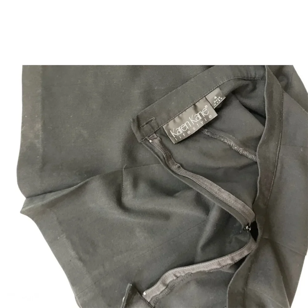 Karen Kane Lifestyle Black Flare Skirt Women's 4 - Picture 7 of 7